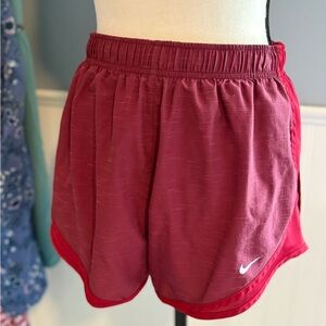 Nike Red Dri-Fit Gym Shorts